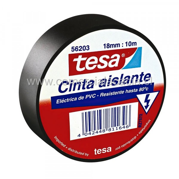 huincha aisladora tesa negra 10mts
