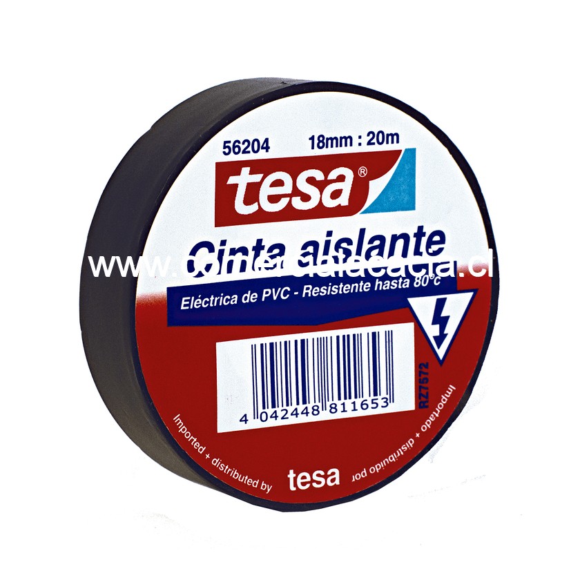 huincha aisladora tesa negra x20mts