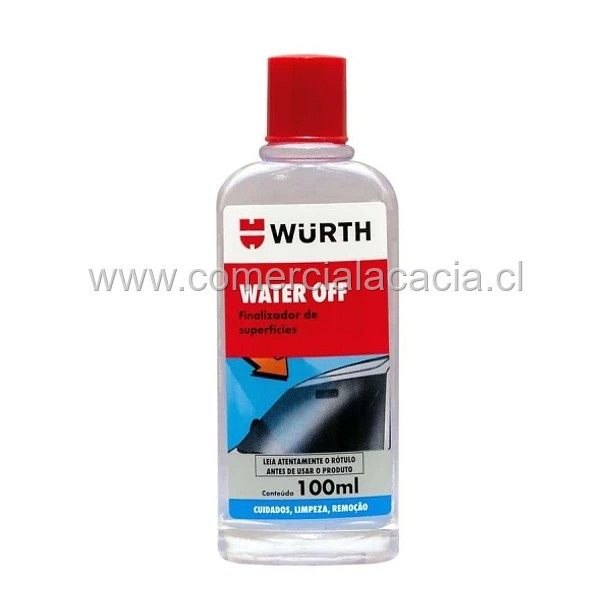 repelente de lluvia parabrisas wurth water off x100ml 0893012470