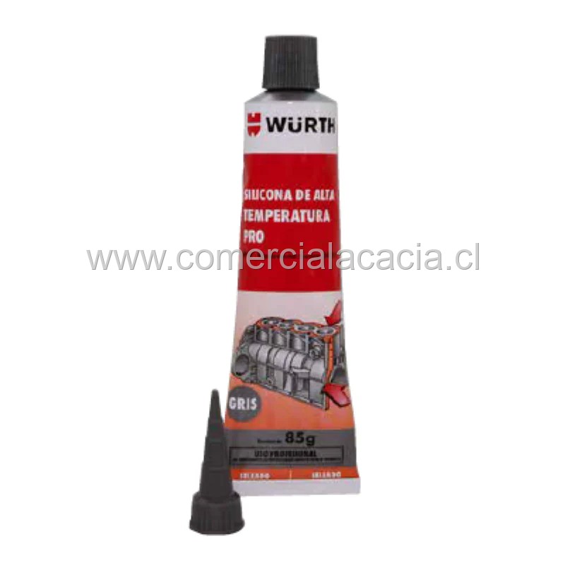 silicona grey wurth 85gr 0890324085